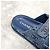 Sandali Chanel in denim blu con velcro - vista 7