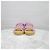 Sandali Chanel in tweed marrone con velcro - vista 2