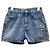 Chanel Coco Denim Shorts Blau