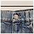 Chanel Coco Denim Shorts Blau - Ansicht 3