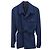 Dior Buckle Wool Blend Belted Jacket Navy