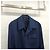 Dior Buckle Wool Blend Belted Jacket Navy - view 11