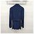 Dior Buckle Wool Blend Belted Jacket Navy - view 2