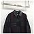 Burberry Pixel Check Wool Blend Leather Jacket - view 12