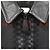 Burberry Pixel Check Wool Blend Leather Jacket - view 4