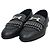 Hermès Mocassino Royal Borchie Black Silver