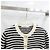 Dior Gestreifter Cardigan aus Leder - Ansicht 4