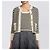 Dior Gestreifter Cardigan aus Leder - Ansicht 6