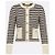 Dior Gestreifter Cardigan aus Leder - Ansicht 8