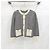 Dior Gestreifter Cardigan aus Leder - Ansicht 9