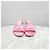 Mules con tacco Dior in tweed rosa acceso - vista 2