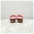 Mules con tacco Dior in tweed rosa acceso - vista 3