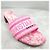Mules con tacco Dior in tweed rosa acceso - vista 5