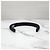 Prada Fascia per capelli in nylon con logo triangolare nero - vista 10