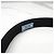 Prada Fascia per capelli in nylon con logo triangolare nero - vista 11