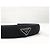 Prada Fascia per capelli in nylon con logo triangolare nero - vista 12