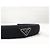 Prada Fascia per capelli in nylon con logo triangolare nero - vista 5