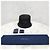 Prada Cappello bucket con logo triangolo nero - vista 7