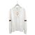 Thom Browne Milano Stitch White Armband Cardigan