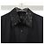 Prada Camicia di paillettes con logo triangolo nero - vista 8