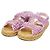 Chanel Sandali in Tweed con Velcro Rosa