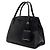 Prada Borsa Tote e borsa a tracolla Monochrome Gold in Saffiano nero - vista 2