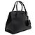 Prada Borsa Tote e borsa a tracolla Monochrome Gold in Saffiano nero - vista 3