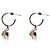 Chanel Round CC Silver Ohrringe - Ansicht 2
