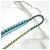 Chanel Borsa a tracolla con patta in denim blu - vista 5