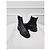 Chanel Botines Chelsea de piel de becerro charol - vista 3