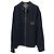 Dior Giacca Bomber in Denim di Cotone con Logo Ricamato e Zip