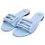 Fendi Blaue Baguette Sandalen Slippers
