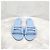 Fendi Blaue Baguette Sandalen Slippers - Ansicht 8