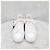 Louis Vuitton Baskets Timeout blanches avec patch en cuir - vue 2