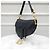 Dior Saddle Strap Tasche aus schwarzem Leder - Ansicht 9