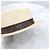 Louis Vuitton Monogram Fedora Panama Hut - Ansicht 4