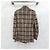 Gucci Embroidered Pattern Brown Check Double-Breasted Jacket - view 2