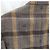 Gucci Embroidered Pattern Brown Check Double-Breasted Jacket - view 3