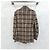 Gucci Embroidered Pattern Brown Check Double-Breasted Jacket - view 7