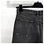 Balenciaga Pantaloni in denim nero Logo - vista 6