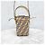 Borsa a secchiello Fendi in pelle verde - vista 3