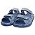 Sandali Chanel in denim blu con velcro
