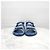 Sandali Chanel in denim blu con velcro - vista 10