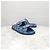 Sandali Chanel in denim blu con velcro - vista 12