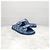 Sandali Chanel in denim blu con velcro - vista 4