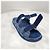 Sandali Chanel in denim blu con velcro - vista 5