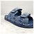 Sandali Chanel in denim blu con velcro - vista 6