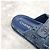 Sandali Chanel in denim blu con velcro - vista 7