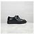 Prada Scarpe Derby Mocassini in pelle spazzolata nera - vista 12