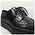 Prada Scarpe Derby Mocassini in pelle spazzolata nera - vista 14